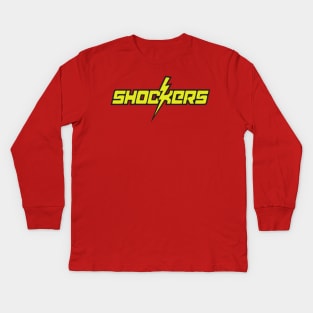 Shockers Sports Logo Kids Long Sleeve T-Shirt